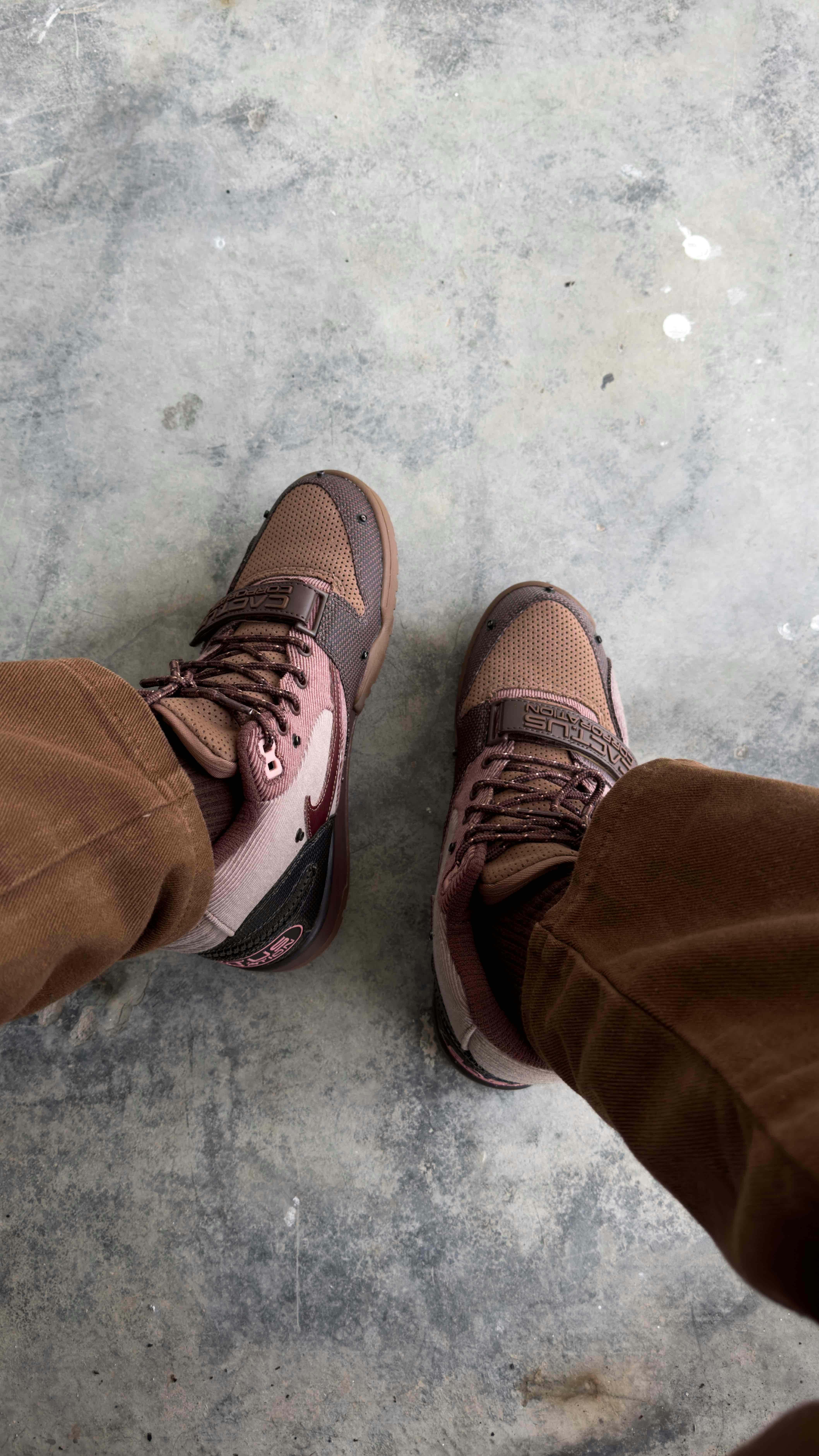 Travis Scott x Nike Air Trainer 1 SP 'Wheat' DR7515-200 Travis Scott x Nike Air Trainer 1 SP 'Wheat' DR7515-200